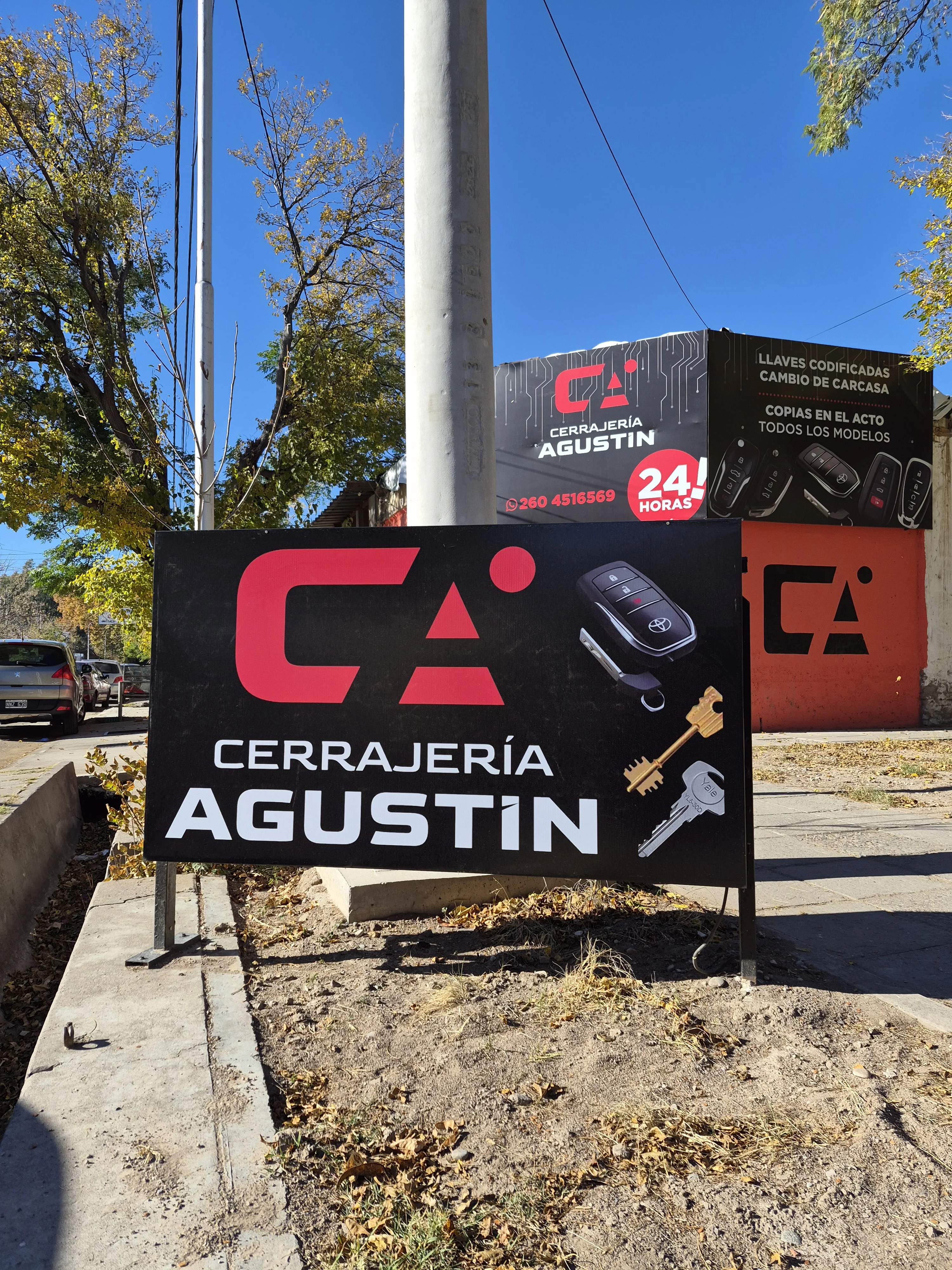 Cartel en la calle